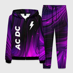 Мужской костюм AC DC violet plasma