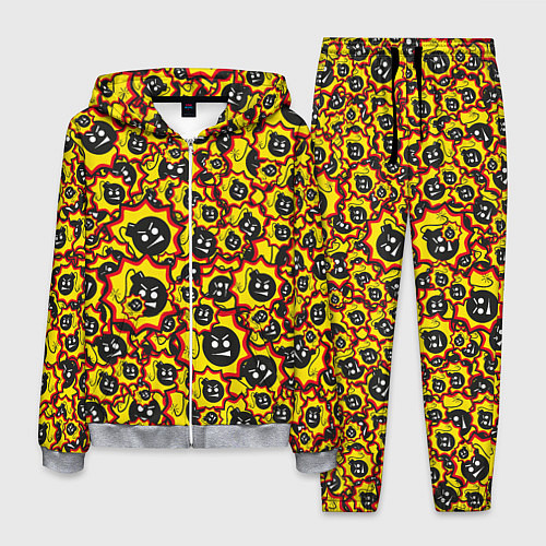 Мужской костюм Serious Sam logo pattern / 3D-Меланж – фото 1
