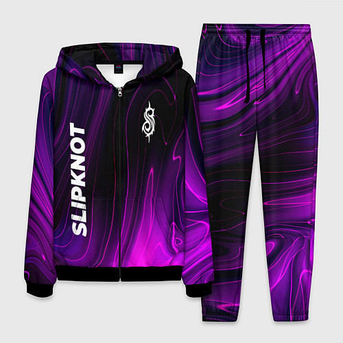 Мужской костюм Slipknot violet plasma / 3D-Черный – фото 1