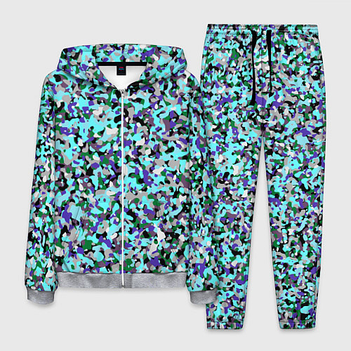 Мужской костюм Абстрактные разноцветные пятна / 3D-Меланж – фото 1