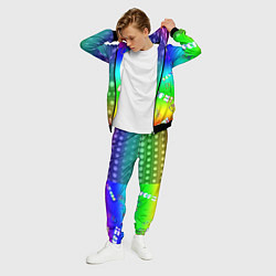 Костюм мужской Pop it радуга, цвет: 3D-черный — фото 2