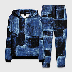 Мужской костюм Синий абстракт