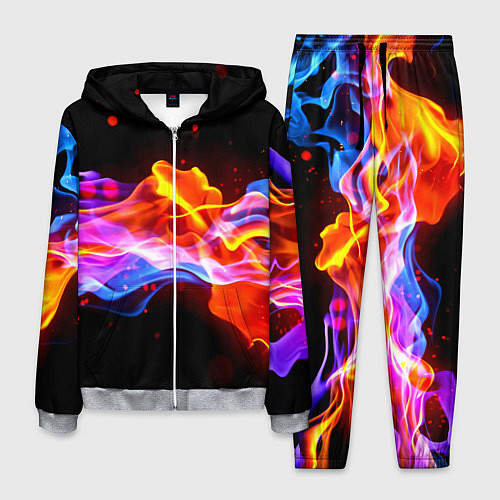 Мужской костюм Битвы огней волны / 3D-Меланж – фото 1