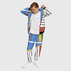 Костюм мужской Винтаж - 70-е - спортивный стиль, цвет: 3D-черный — фото 2