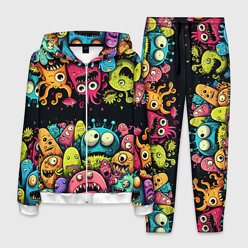 Мужской костюм Монстры перевертыши / 3D-Белый – фото 1