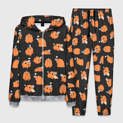 Мужской костюм Chainsaw Man - Почита паттерн / 3D-Меланж – фото 1