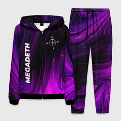 Мужской костюм Megadeth violet plasma
