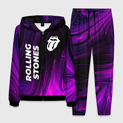 Костюм мужской Rolling Stones violet plasma, цвет: 3D-черный