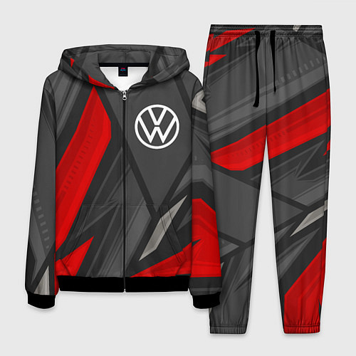 Мужской костюм Volkswagen sports racing / 3D-Черный – фото 1