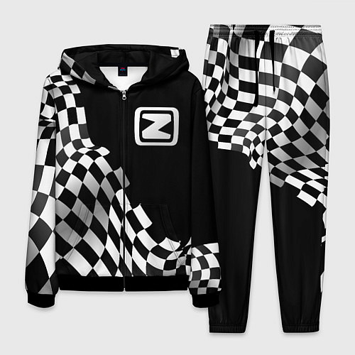 Мужской костюм Zotye racing flag / 3D-Черный – фото 1