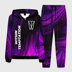Мужской костюм Within Temptation violet plasma