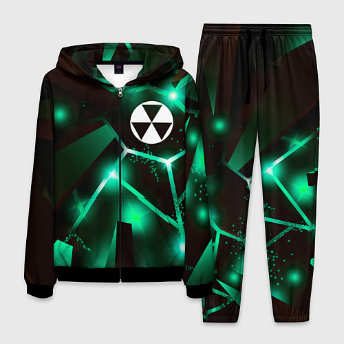 Мужской костюм Fallout разлом плит / 3D-Черный – фото 1