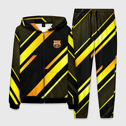 Костюм мужской ФК Барселона эмблема, цвет: 3D-черный