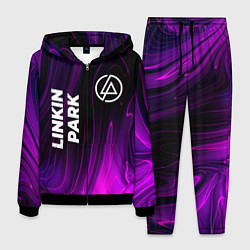 Мужской костюм Linkin Park violet plasma