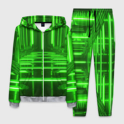 Мужской костюм Зеленые световые объекты