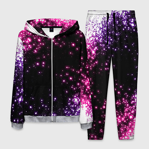 Мужской костюм Неоновые звезды - neon / 3D-Меланж – фото 1