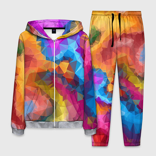 Мужской костюм Super colors / 3D-Меланж – фото 1