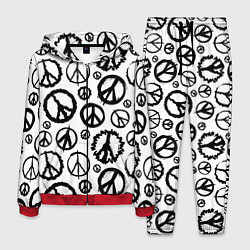 Мужской костюм Many peace logo