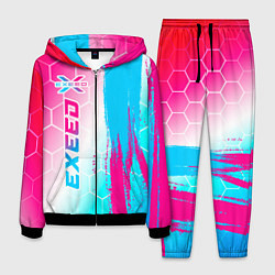 Костюм мужской Exeed neon gradient style: по-вертикали, цвет: 3D-черный