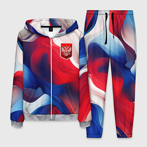 Мужской костюм Красный герб России / 3D-Меланж – фото 1