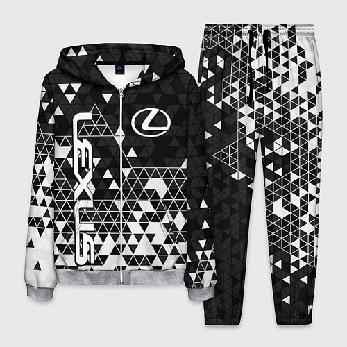 Мужской костюм Лексус - распад / 3D-Меланж – фото 1