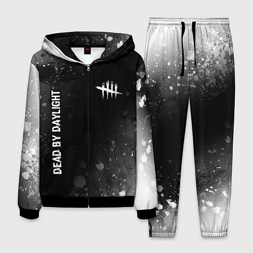 Мужской костюм Dead by Daylight glitch на темном фоне: надпись, с / 3D-Черный – фото 1