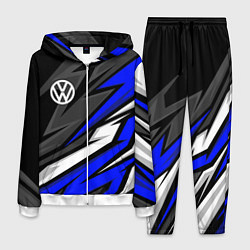 Мужской костюм Volkswagen - Синяя абстракция