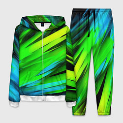 Костюм мужской Green abstract, цвет: 3D-белый