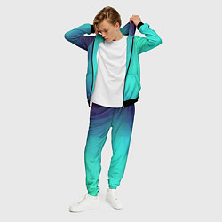 Костюм мужской Голубые грани, цвет: 3D-черный — фото 2