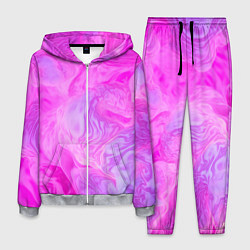 Костюм мужской Розовая текстура, цвет: 3D-меланж