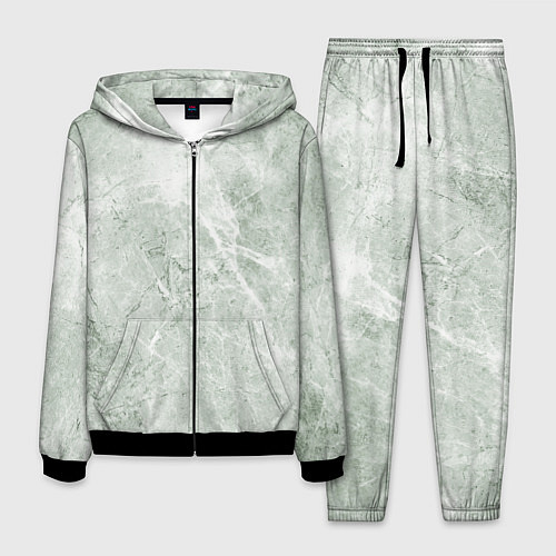 Мужской костюм Зелёный мрамор / 3D-Черный – фото 1