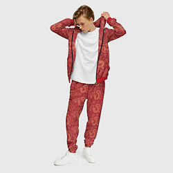 Костюм мужской Dragon red pattern, цвет: 3D-красный — фото 2