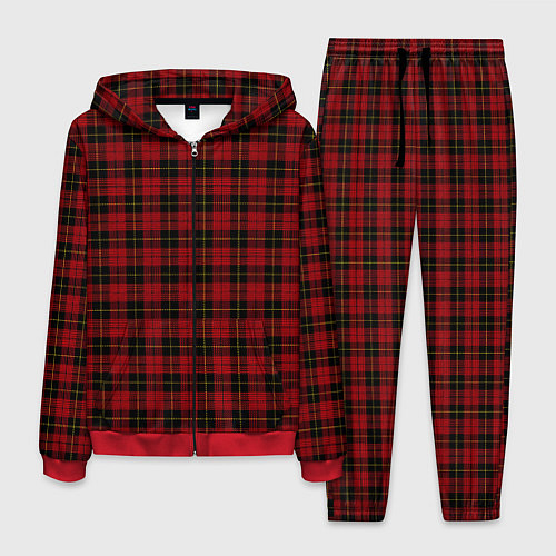 Мужской костюм Pajama pattern red / 3D-Красный – фото 1