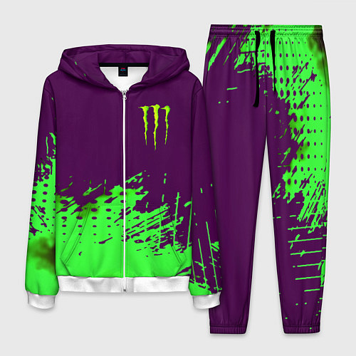 Мужской костюм Monster energy taurin / 3D-Белый – фото 1