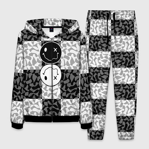 Мужской костюм Smile chaos / 3D-Черный – фото 1