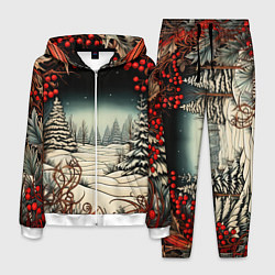 Мужской костюм Новый год природа