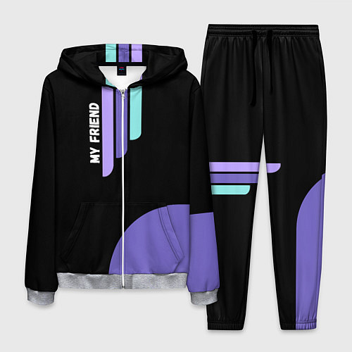 Мужской костюм Мой добрый друг / 3D-Меланж – фото 1