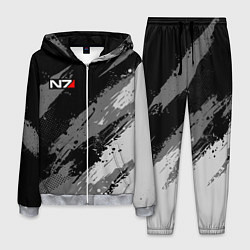 Костюм мужской N7 - mass effect monochrome, цвет: 3D-меланж