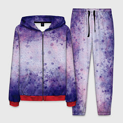 Костюм мужской Абстракция - purple scales, цвет: 3D-красный