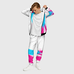 Костюм мужской Coldplay neon gradient style по-вертикали, цвет: 3D-черный — фото 2