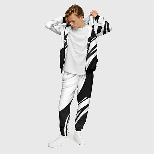 Мужской костюм Scania дальнобойщик / 3D-Черный – фото 3