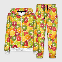 Мужской костюм Фон с экзотическими фруктами