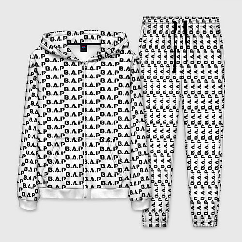 Мужской костюм BAP kpop steel pattern / 3D-Белый – фото 1