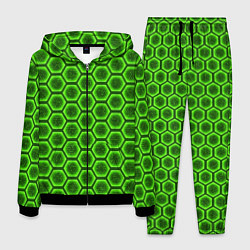 Мужской костюм Энергетический щит - зеленый