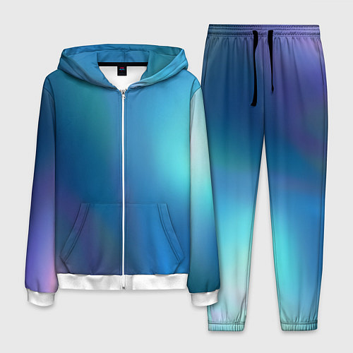 Мужской костюм Легкая голография / 3D-Белый – фото 1