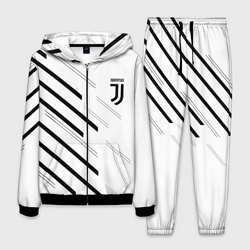 Мужской костюм Juventus sport geometry / 3D-Черный – фото 1