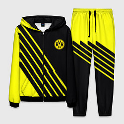 Костюм мужской Borussia sport line uniform, цвет: 3D-черный