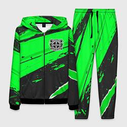 Мужской костюм Bayer 04 sport green