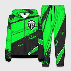 Костюм мужской Leeds United sport green, цвет: 3D-черный