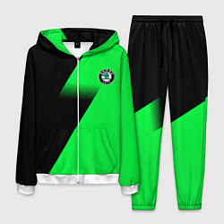 Мужской костюм Skoda green line geometry